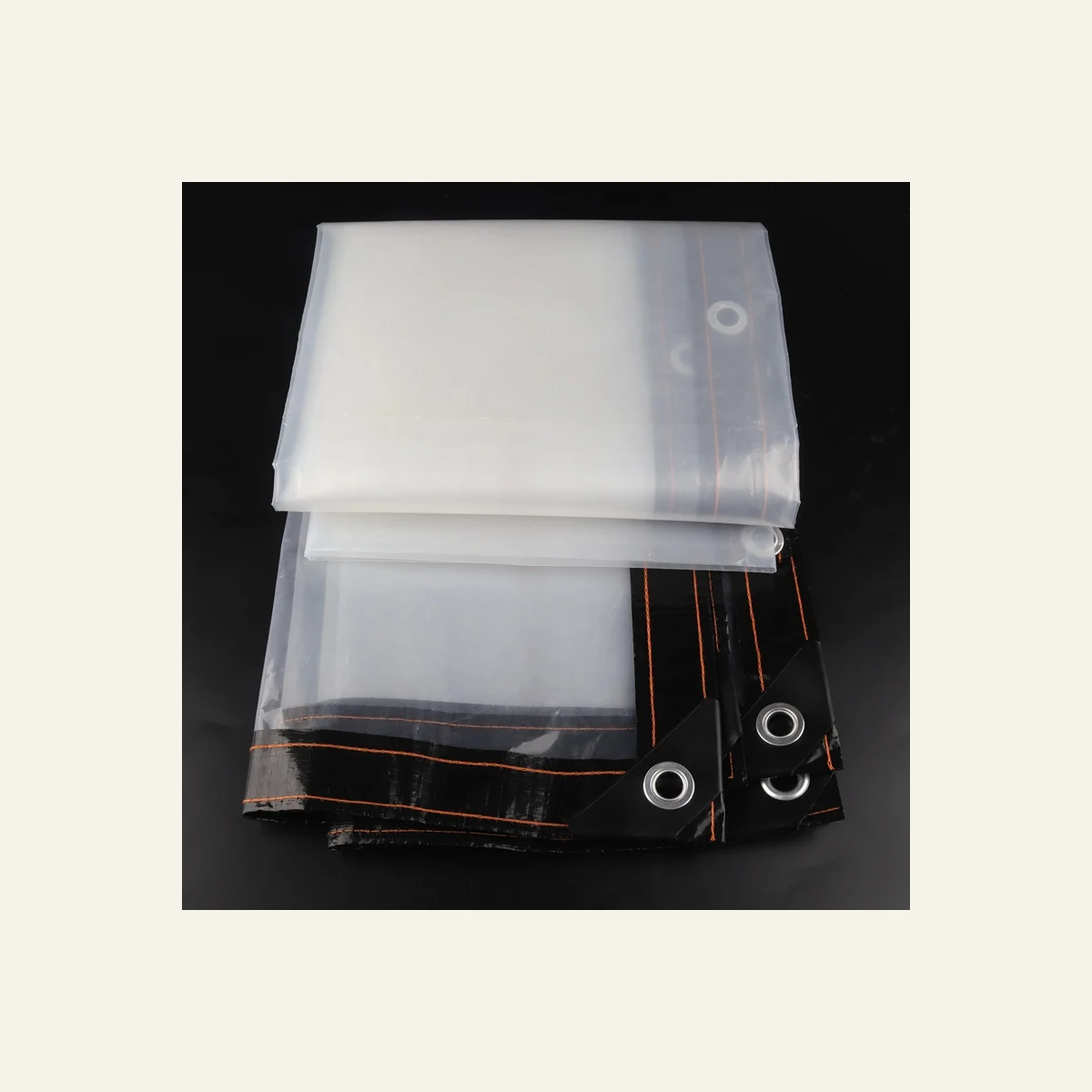 0.1mm Transparent PE Film Rainproof Tarpaulin Balcony Plants Keep Warm Garden Furniture Pergola Rain Cover Canopy Awnings