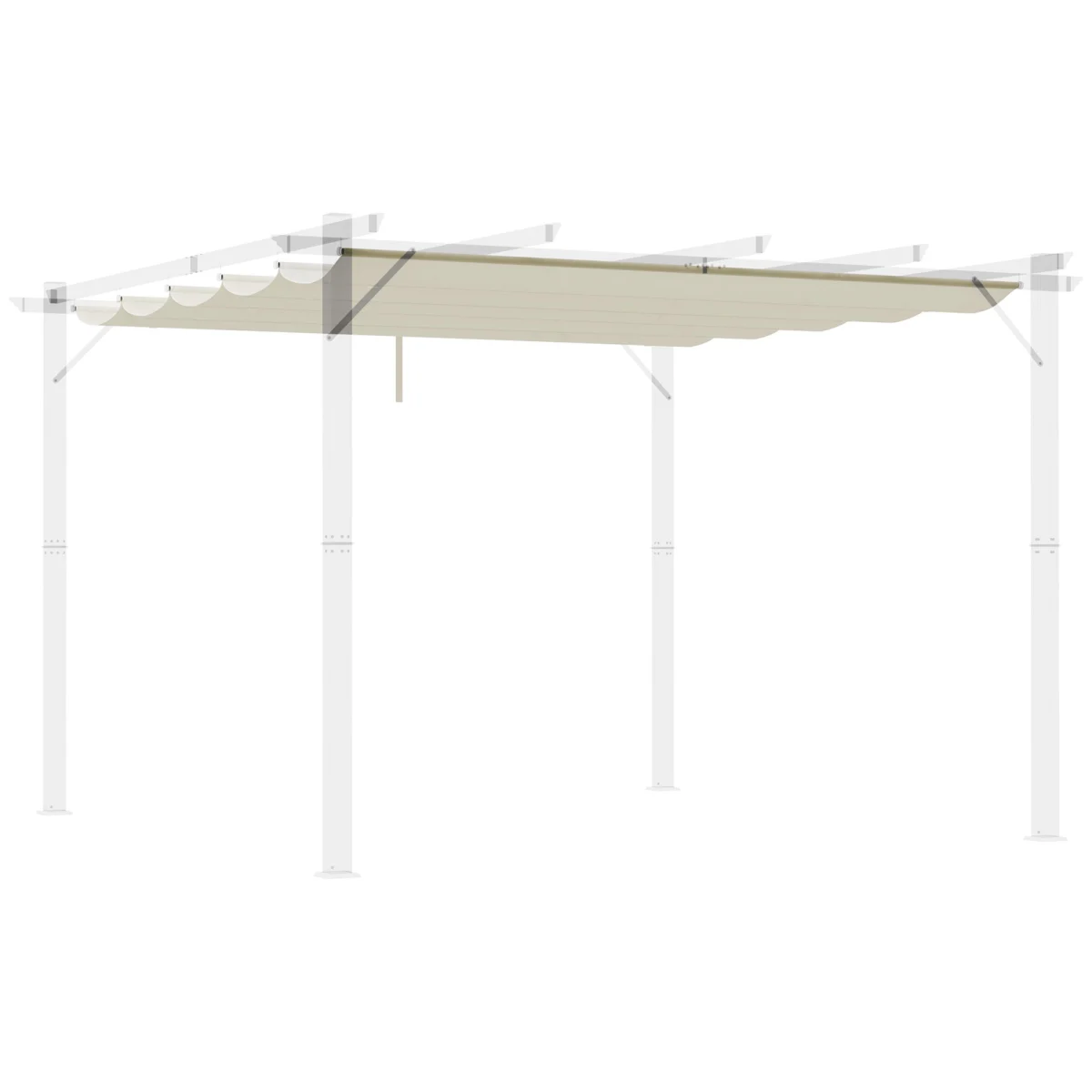 Pergola Shade Cover Replacement Canopy for 3 x 3(m) Pergola